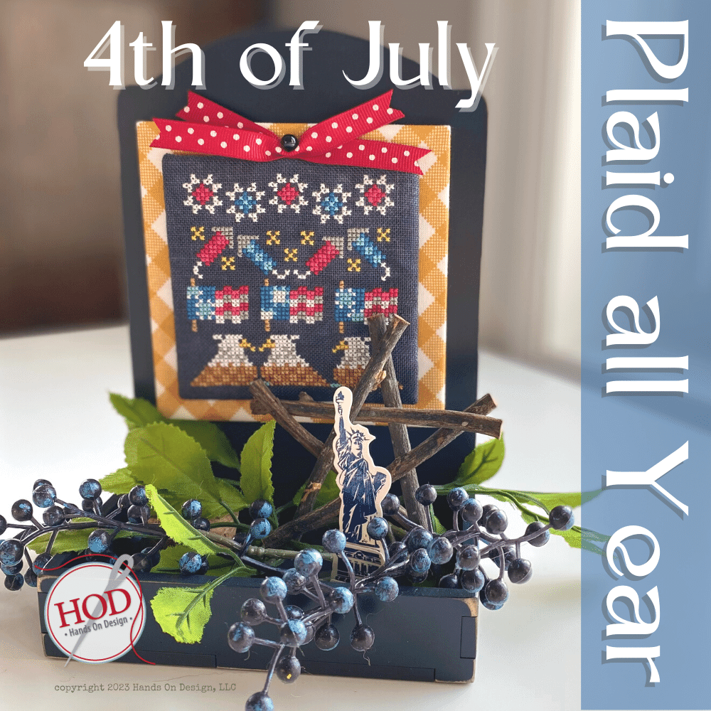 4th of July Cross Stitch Pattern