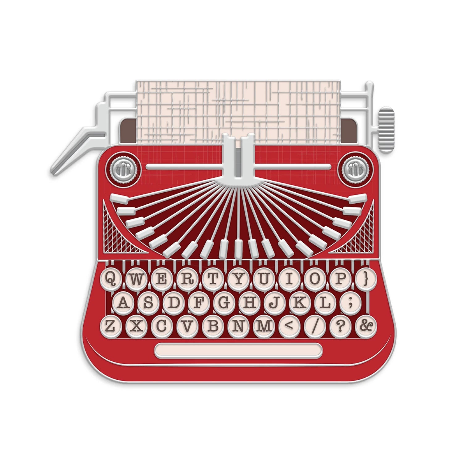 Typewriter Needle and Scissor Minder