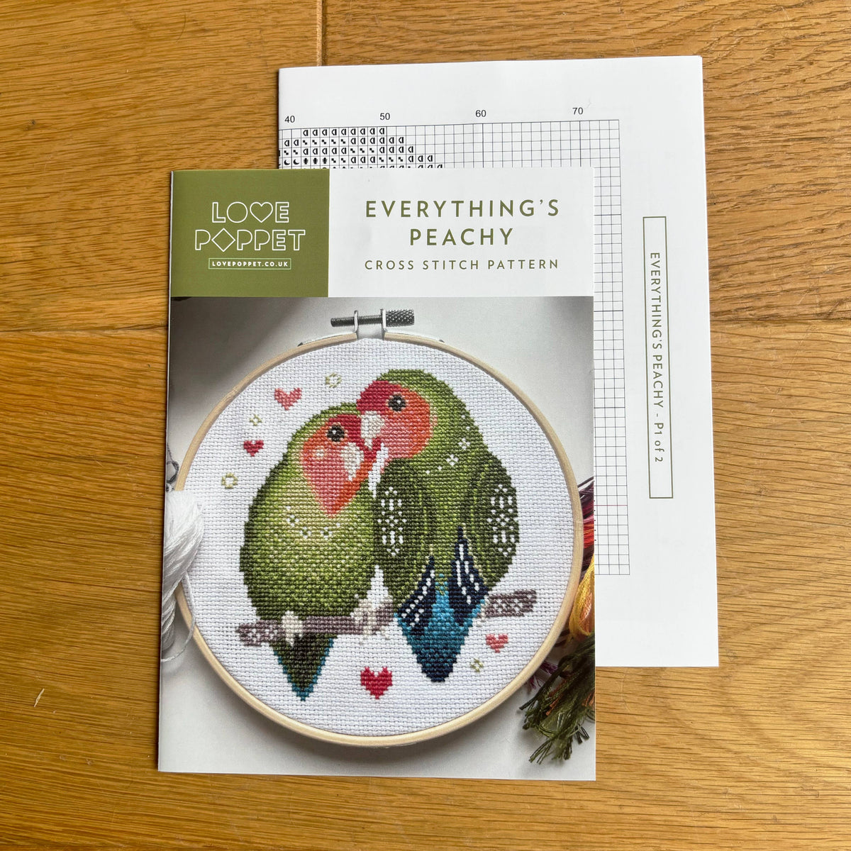 Everything&#39;s Peachy Cross Stitch Pattern
