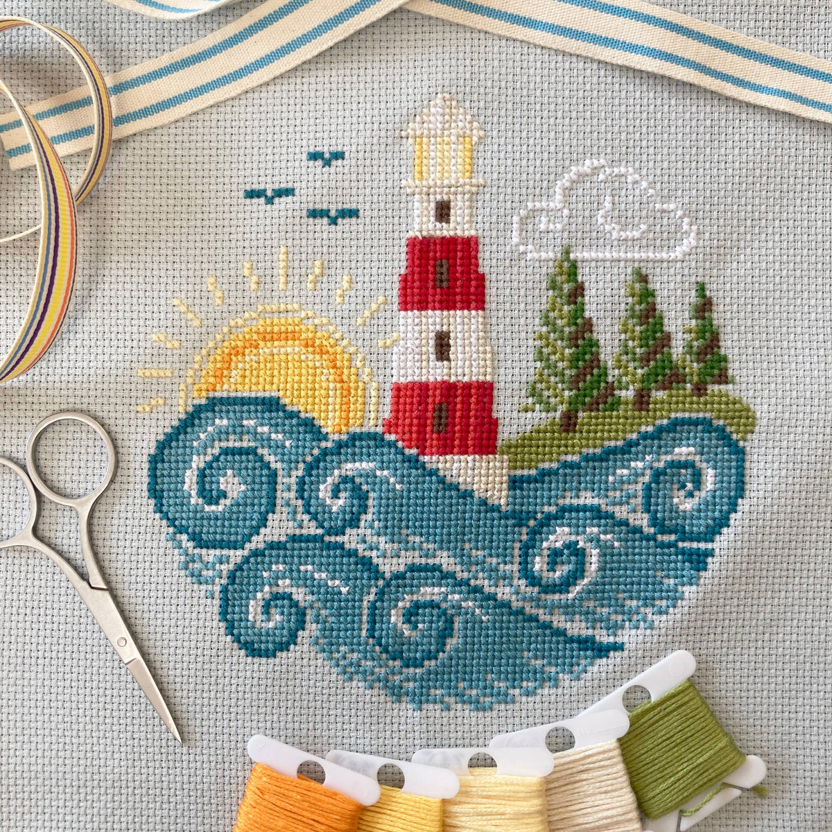 Going Coastal Cross Stitch Pattern