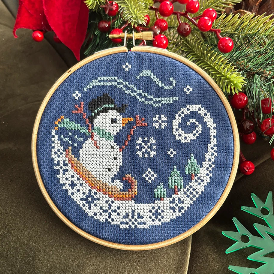 Frosty's Fun Cross Stitch Pattern