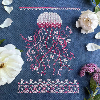 Jellyfish Cross Stitch Pattern