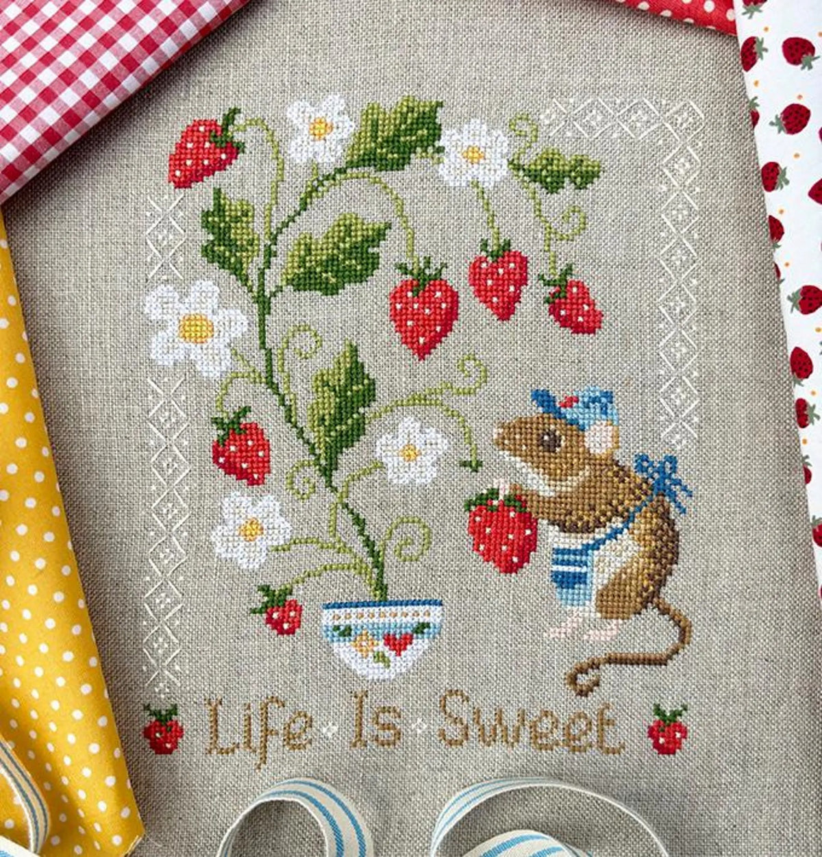 Life is Sweet Cross Stitch Pattern