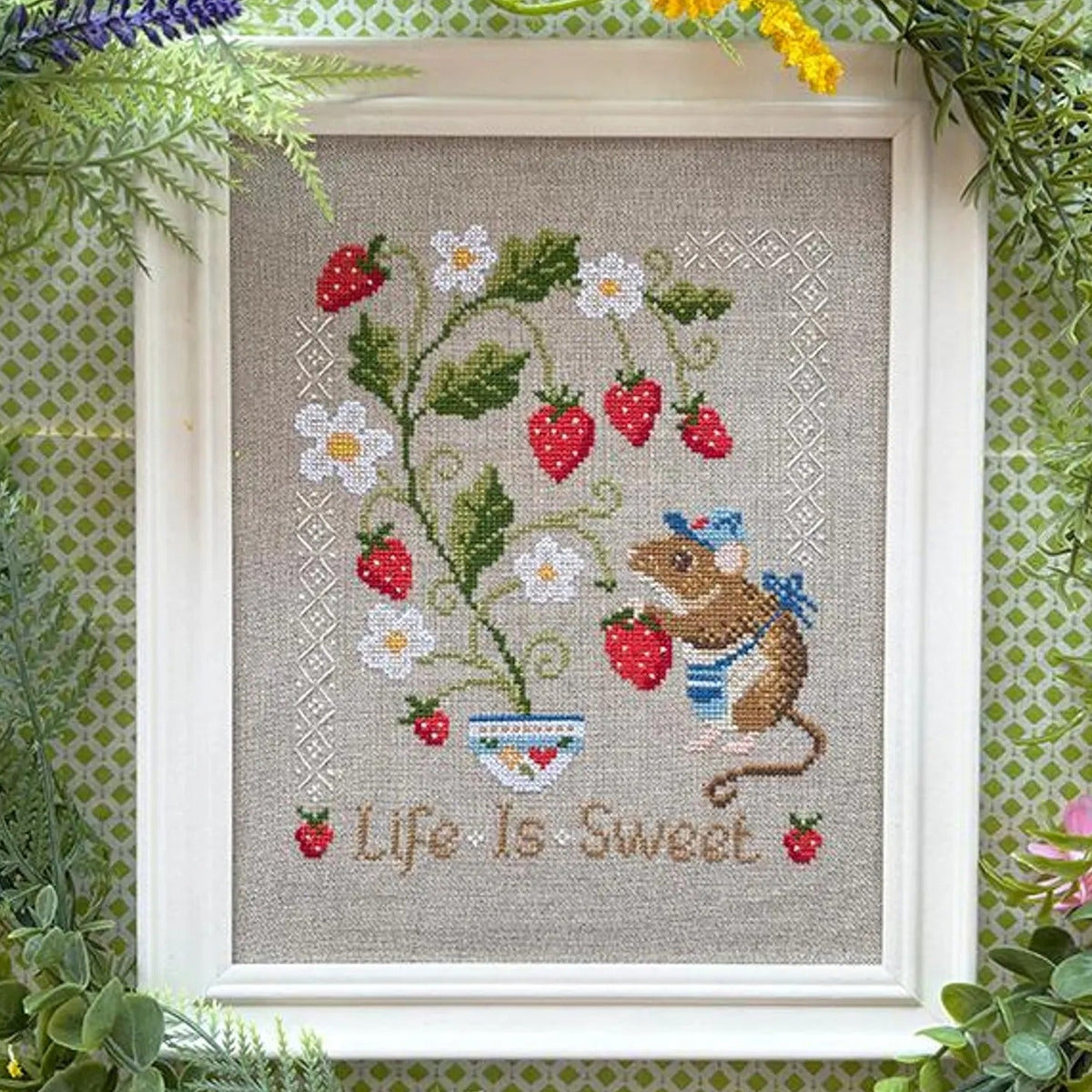 Life is Sweet Cross Stitch Pattern