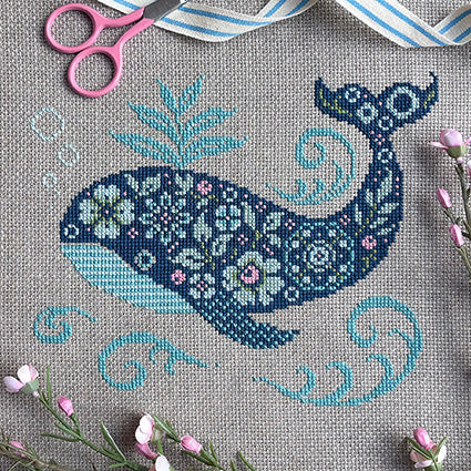 Whale of a Time Cross Stitch Pattern
