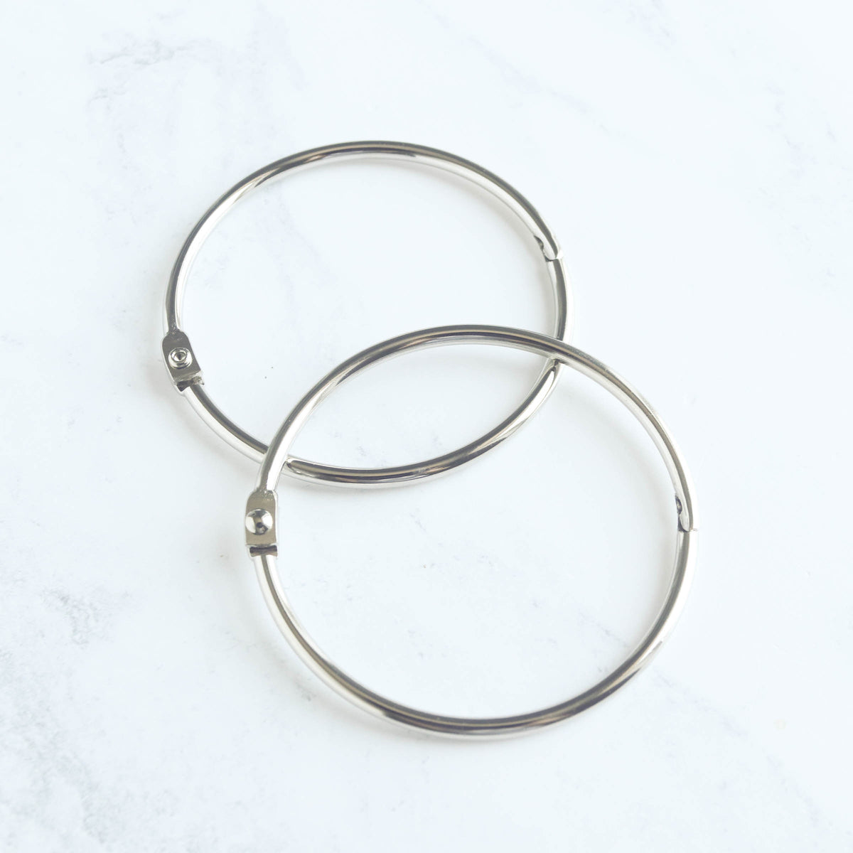 Metal Split Ring for Floss Storage (Set of 2)