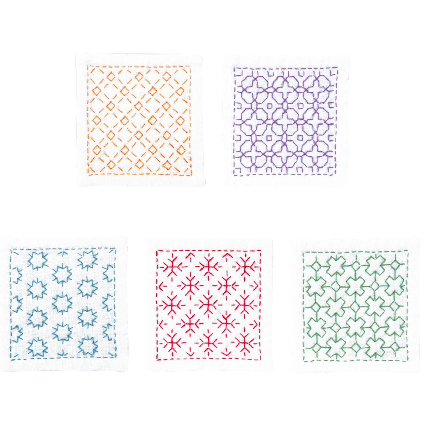 Sashiko Coaster Set Olympus SK-421 Sashiko Coaster Set Olympus SK-421