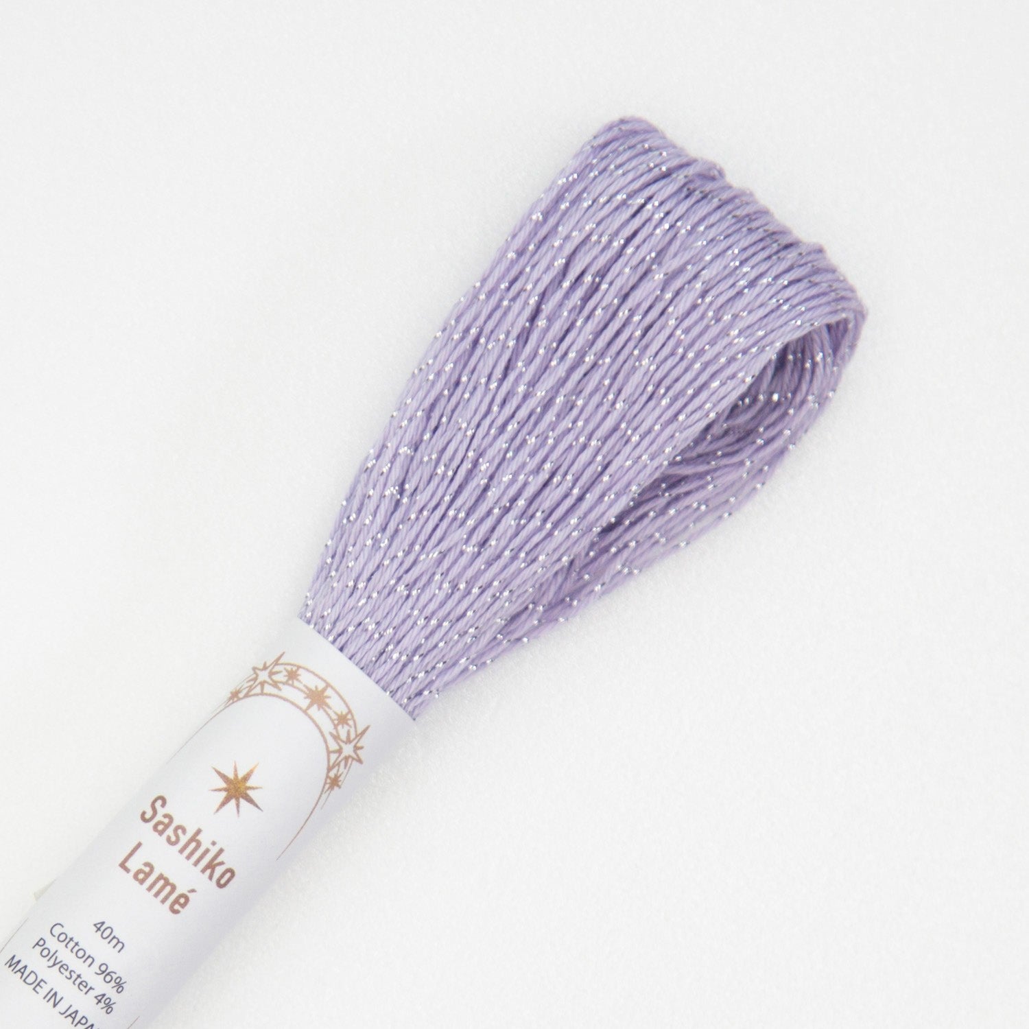 Japanese Lamé Sashiko Thread - Lilac (#SL10)-Stitched Modern