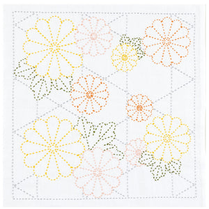 Chrysanthemum Sashiko Embroidery Kit