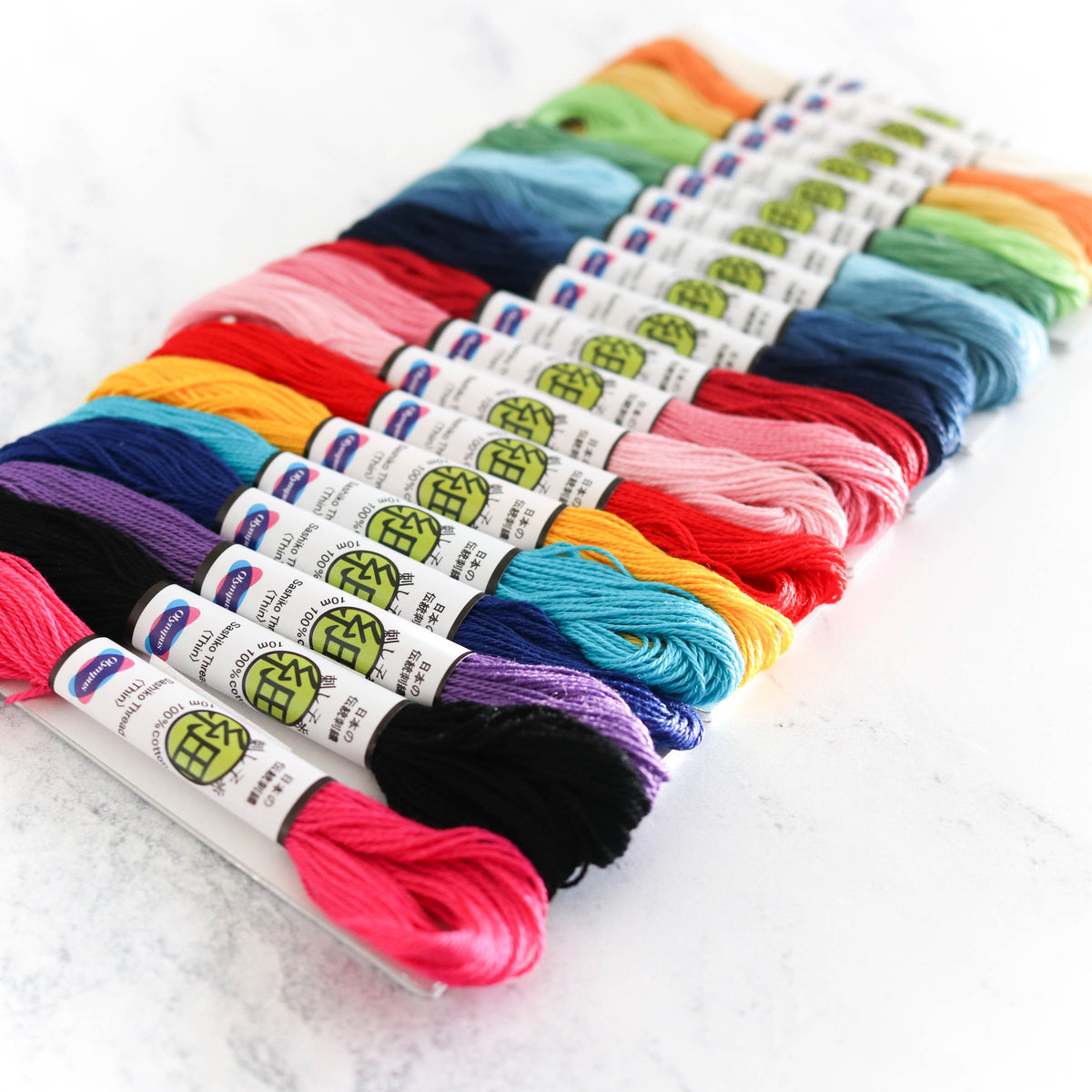 Thin Sashiko Thread Mini Skein Collection-Stitched Modern