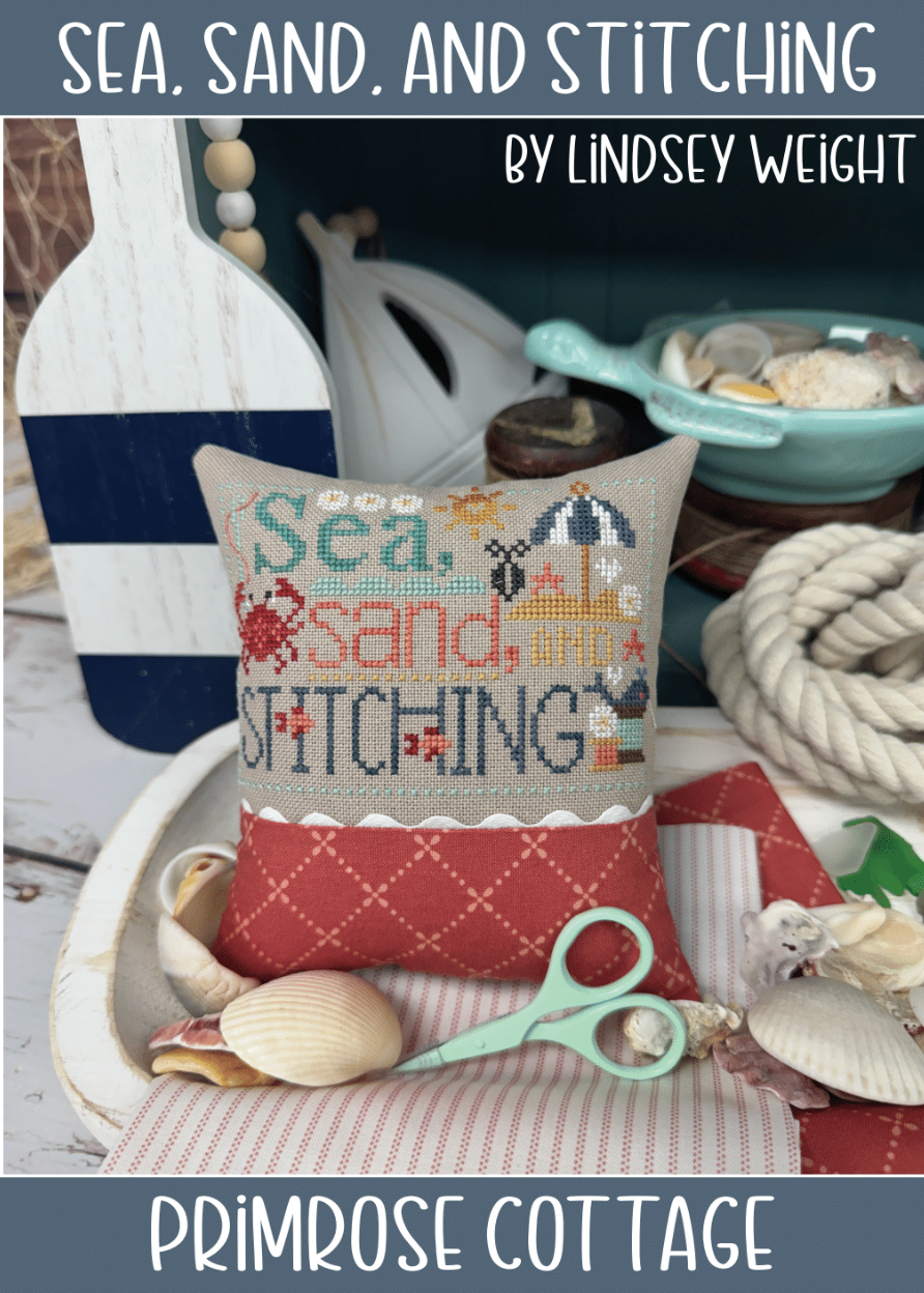 Sea, Sand, and Stitching Cross Stitch Pattern