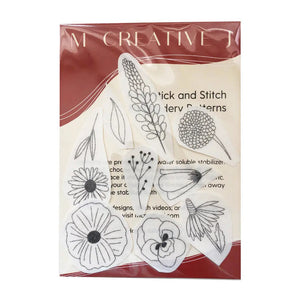 Wild Flower Bouquet Peel Stick + Stitch by MCreativeJ - 623