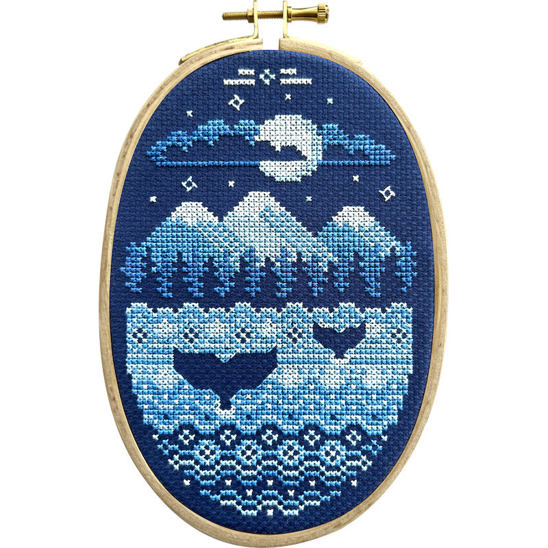 Moonlight Cove Cross Stitch Pattern