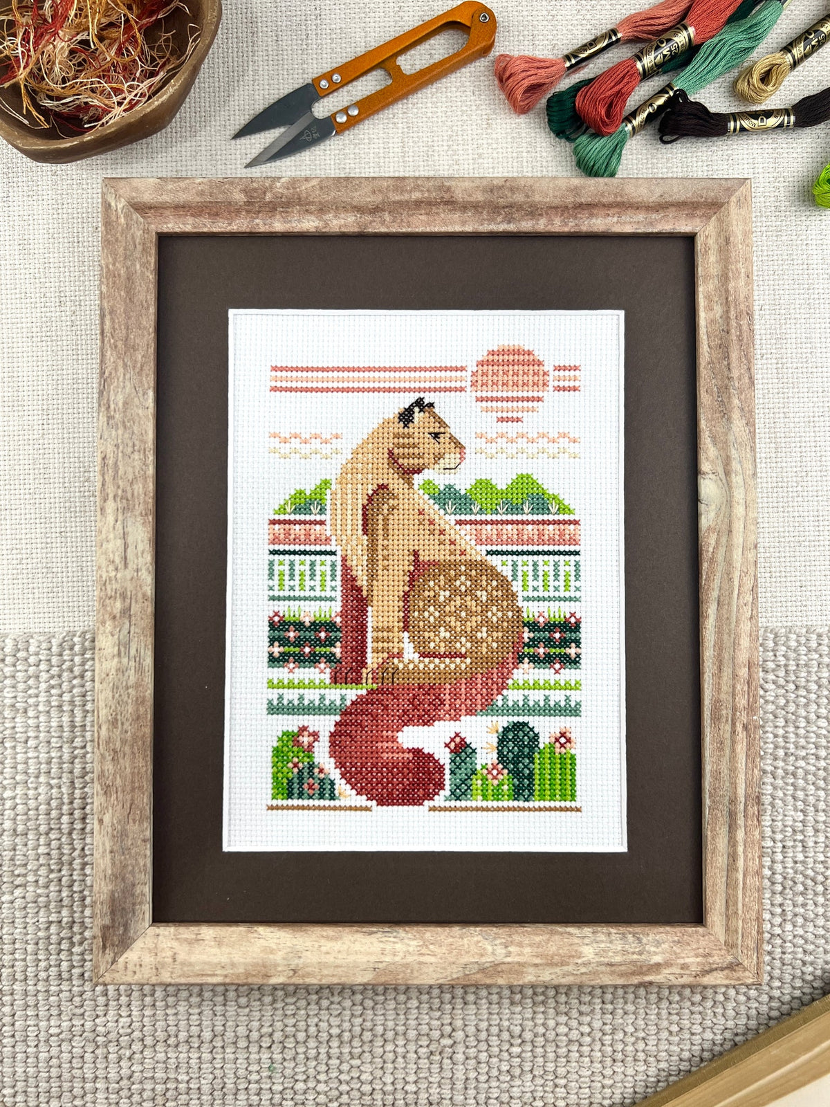 Ecoregions Cross Stitch Pattern Collection - Sonoran Desert