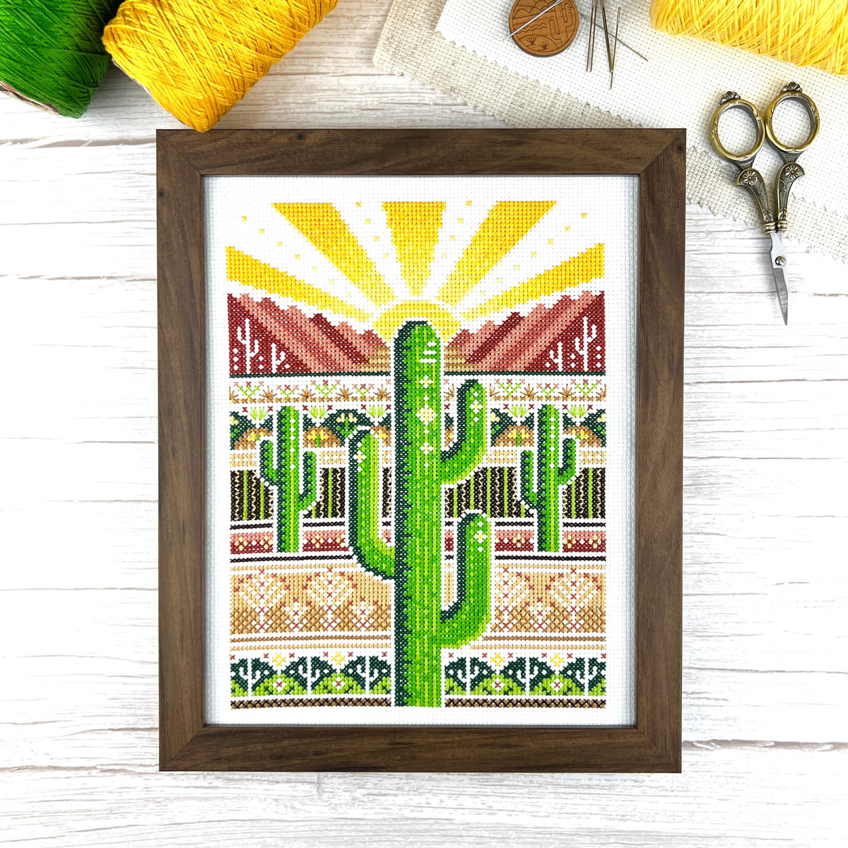 Ecoregions Cross Stitch Pattern Collection - Sonoran Desert