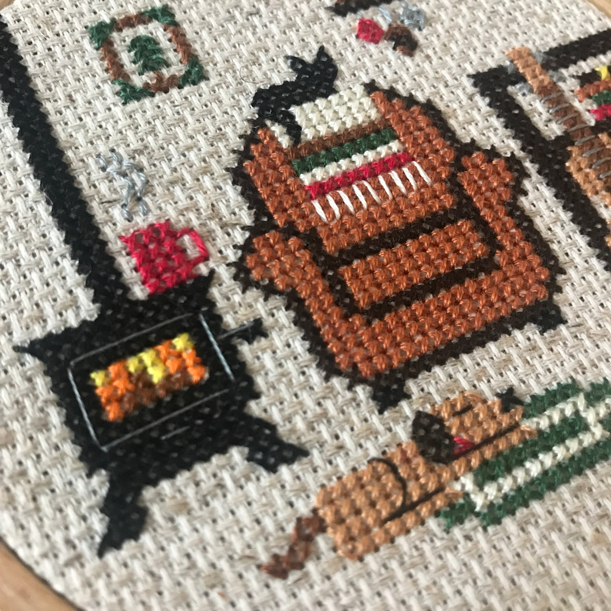 Cozy Corner Cross Stitch Pattern