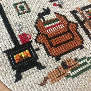 Cozy Corner Cross Stitch Pattern