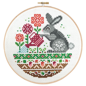 Mr Green Thumb Cross Stitch Pattern