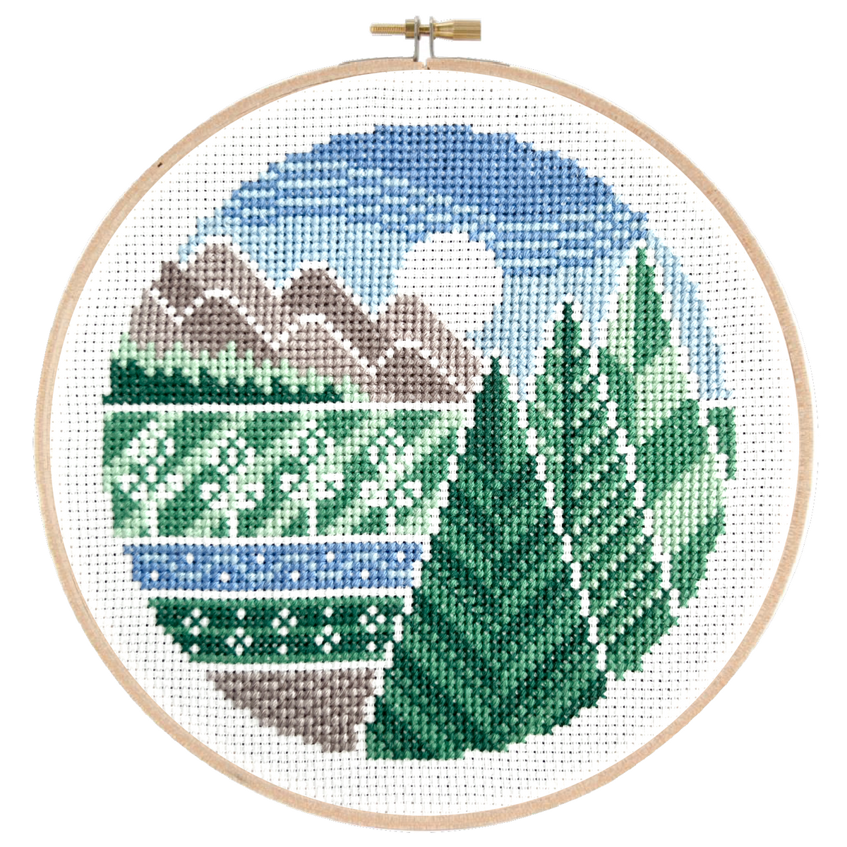 Lush Valley Cross Stitch Pattern