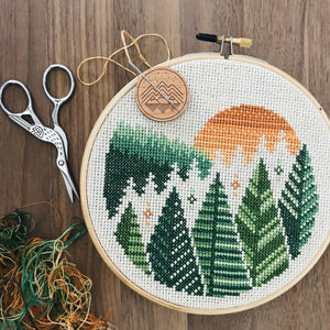 Northern Forests Cross Stitch Pattern
