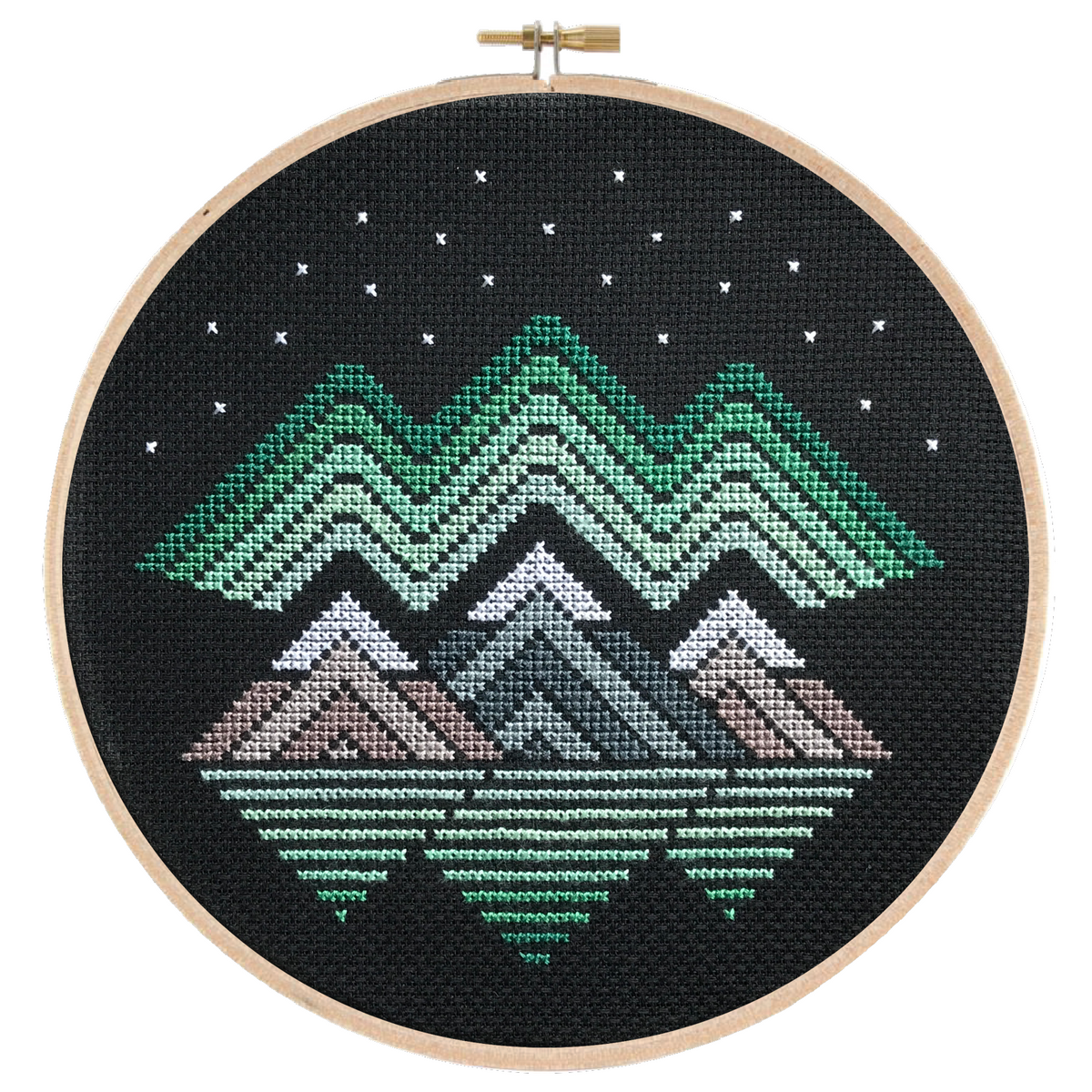 Northern Lights Cross Stitch Pattern