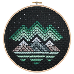 Northern Lights Cross Stitch Pattern
