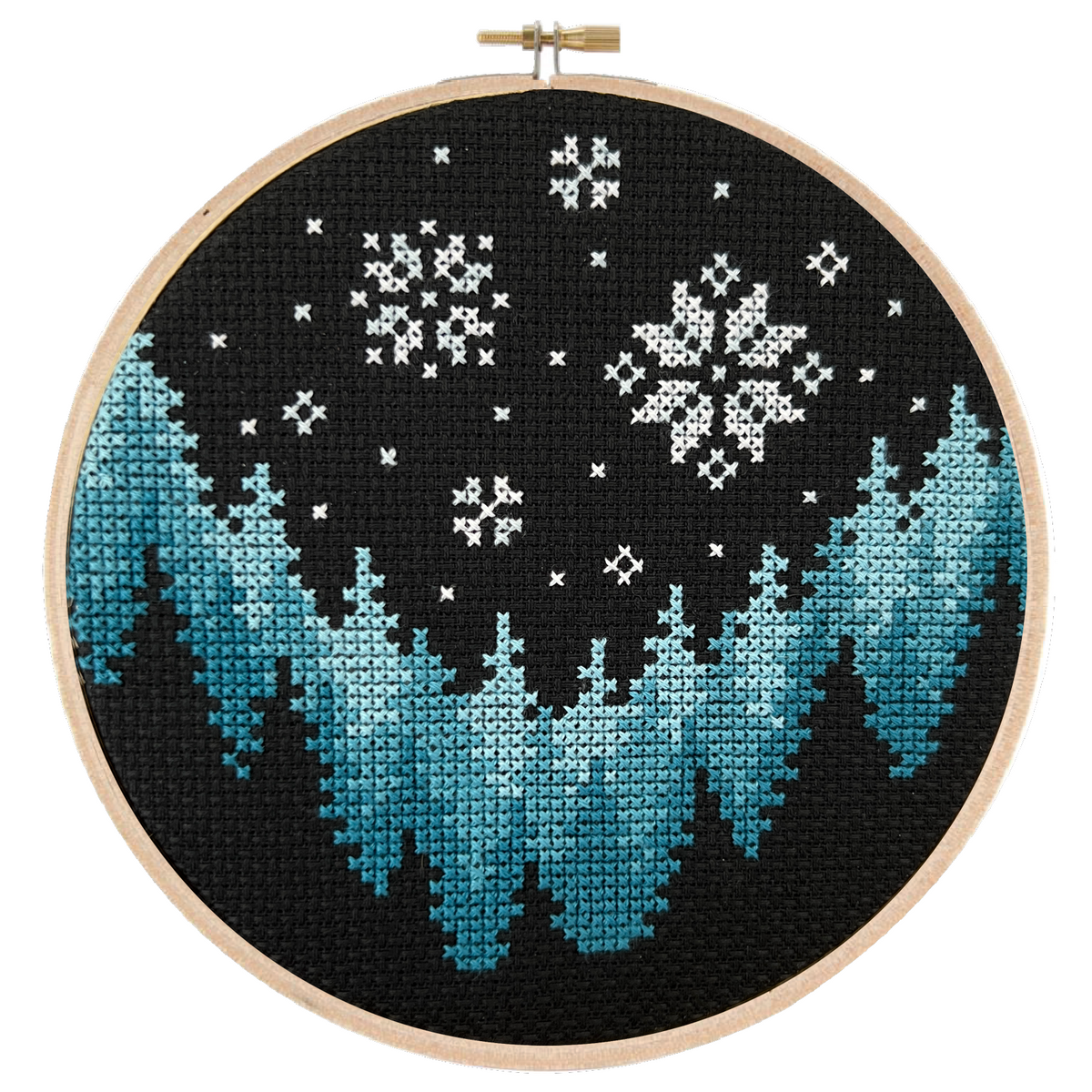 Snowy Woods Cross Stitch Pattern