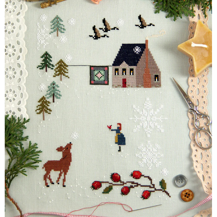 First Snow Cross Stitch Pattern