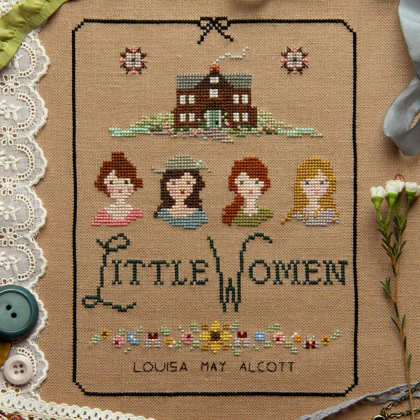 Little Women Came Cross Stitch Pattern