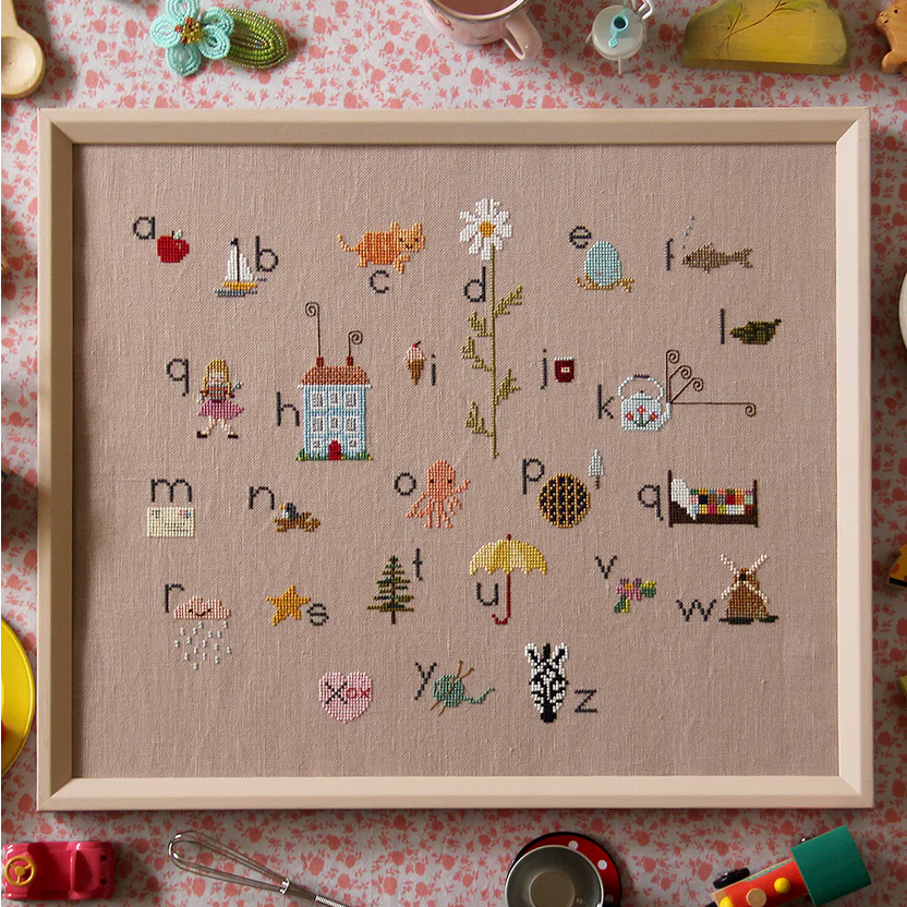 My Sweetiepie ABCs Cross Stitch Pattern