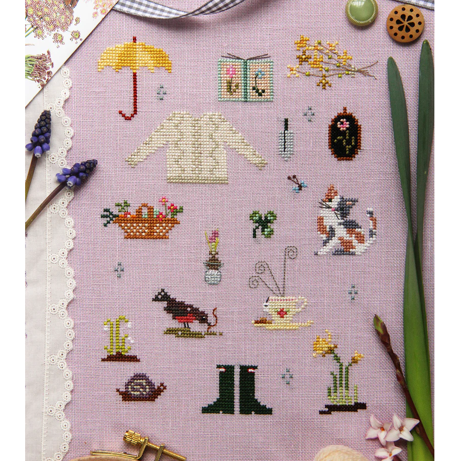 Things of Spring Cross Stitch Pattern