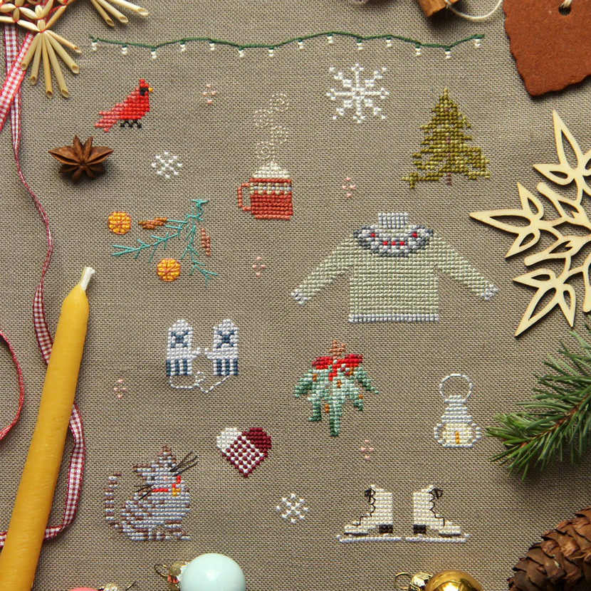 Things of Winter Cross Stitch Pattern