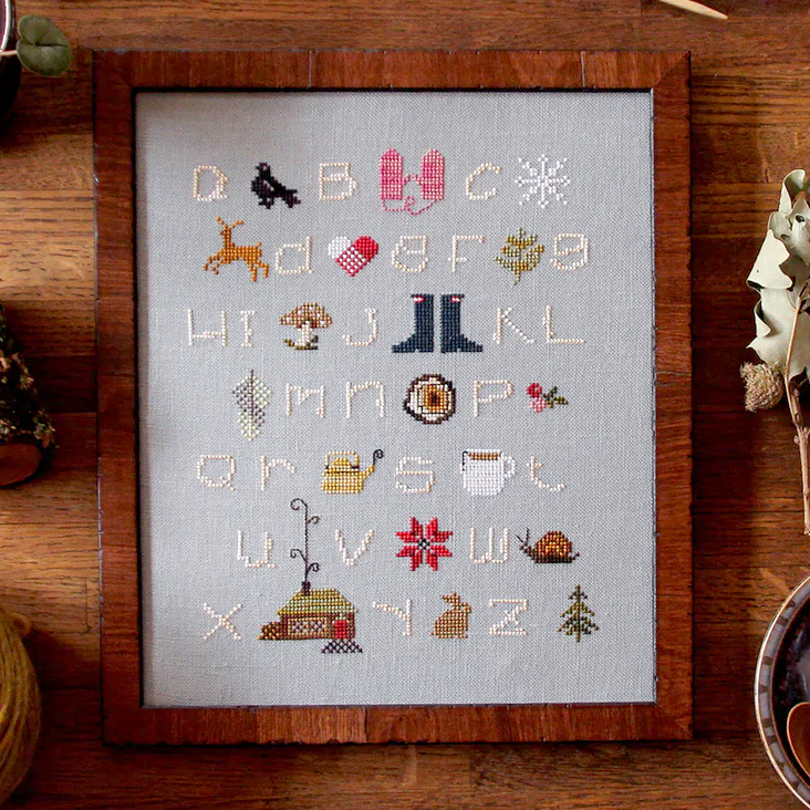 Winterwoods ABCs Cross Stitch Pattern