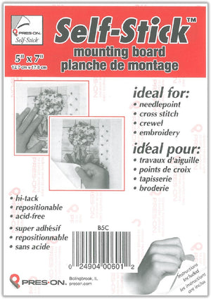 Sticky Board Self-Stick Mounting Board - 5 x 7 inches