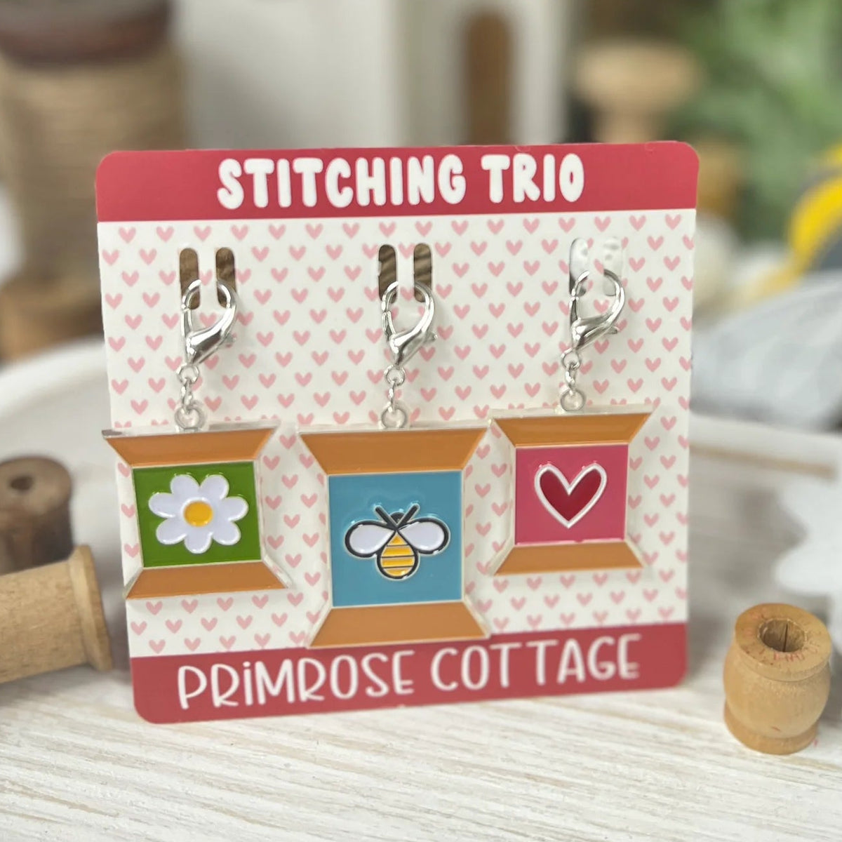 Stitching Trio Zipper Charms