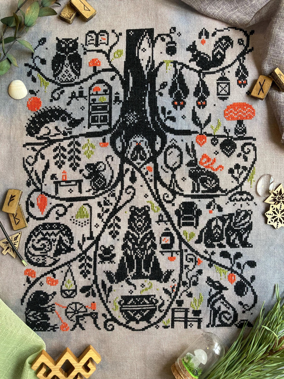 The Burrow Tales Cross Stitch Pattern
