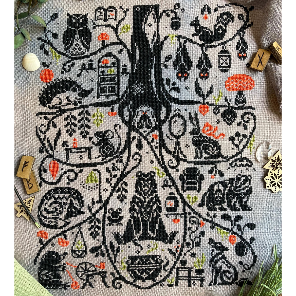 The Burrow Tales Cross Stitch Pattern