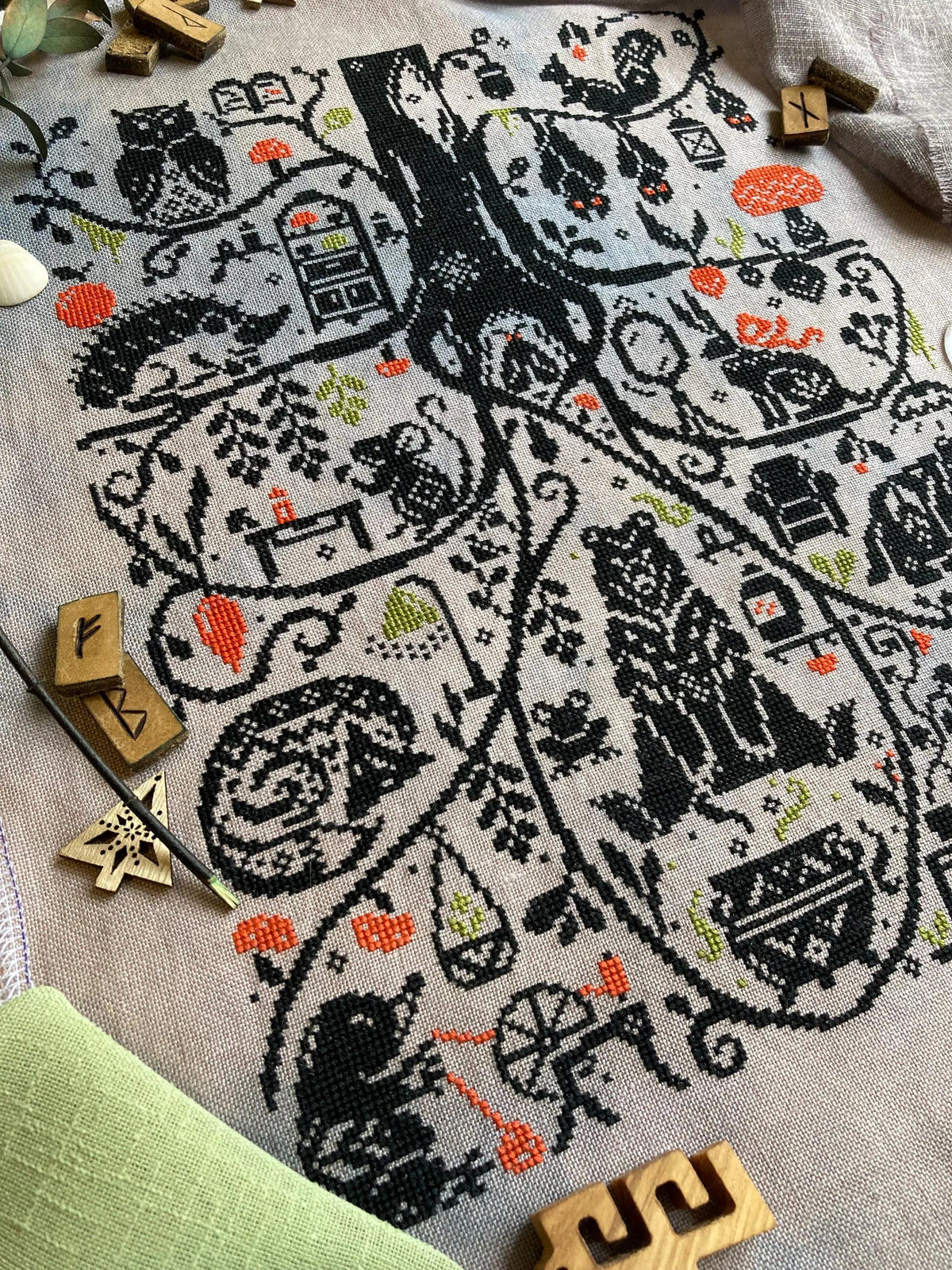 The Burrow Tales Cross Stitch Pattern