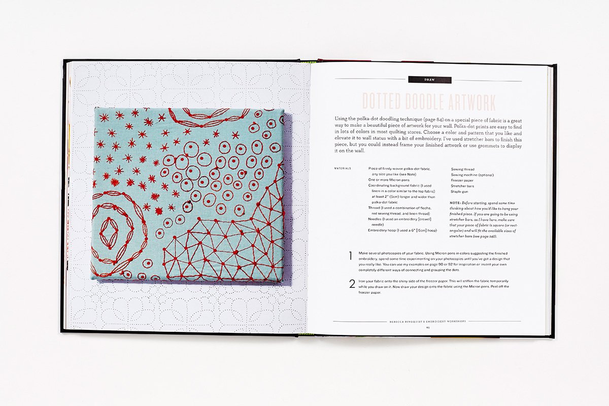 Rebecca Ringquist's Embroidery Workshops: A Bend-the-Rules Primer-Stitched Modern