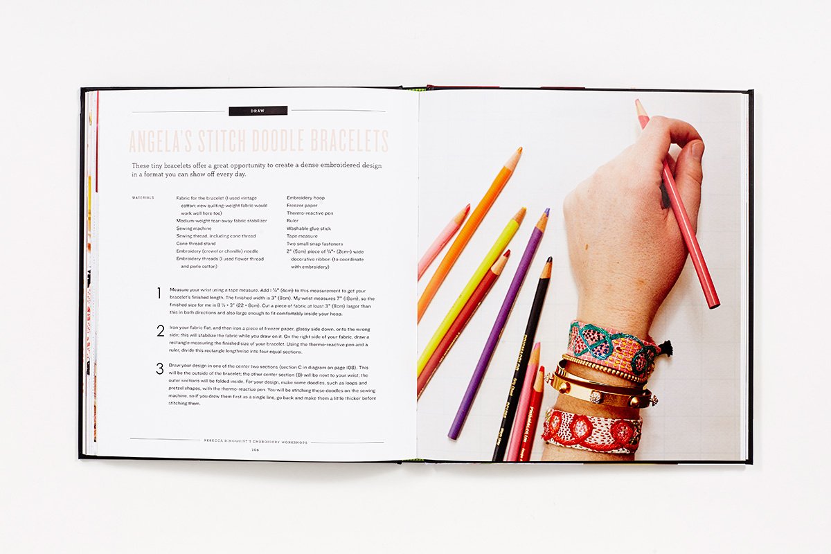 Rebecca Ringquist's Embroidery Workshops: A Bend-the-Rules Primer-Stitched Modern