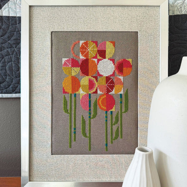 Facing the Sun Cross Stitch Pattern - Stitched Modern