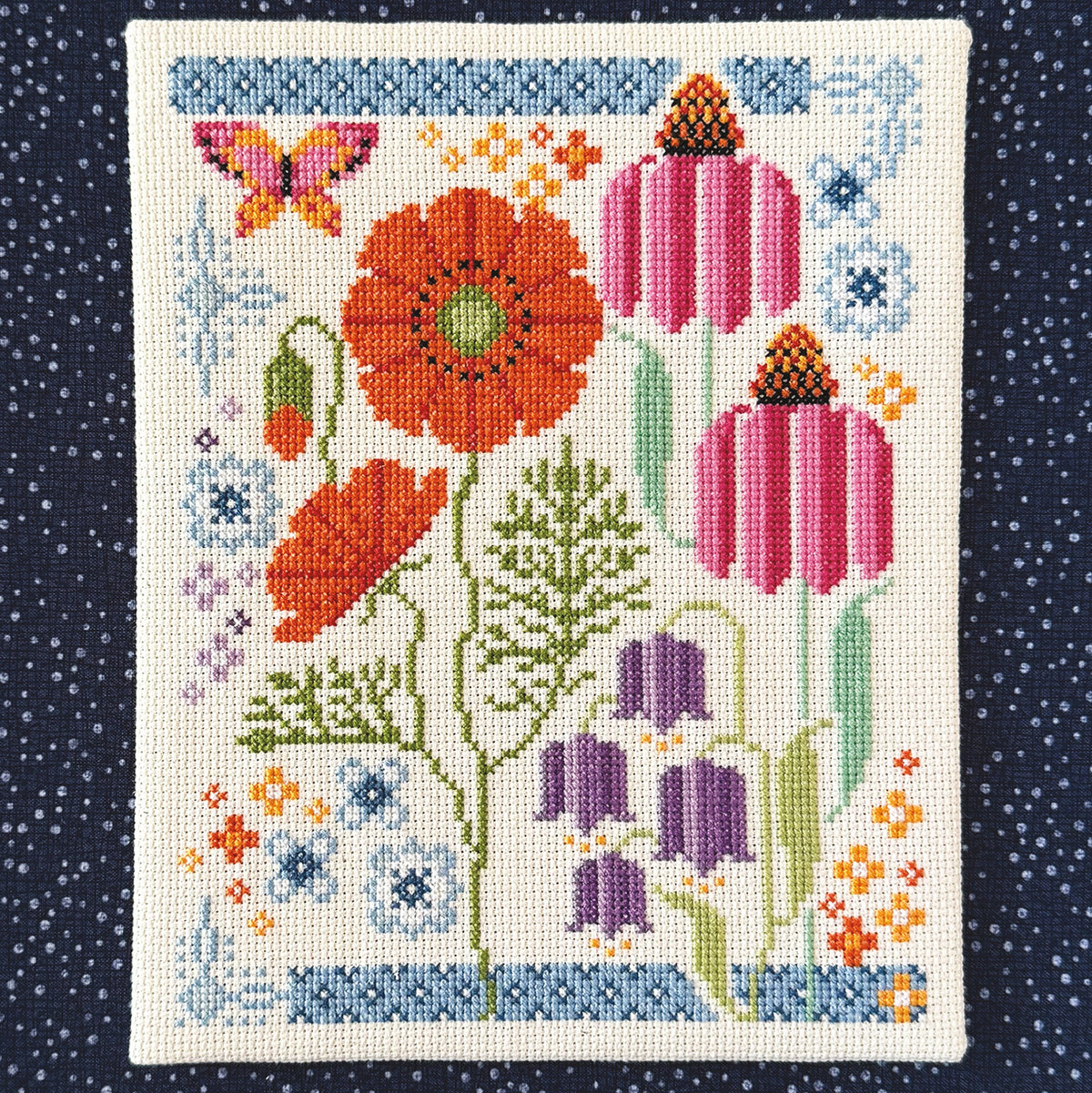 Superbloom Cross Stitch Pattern