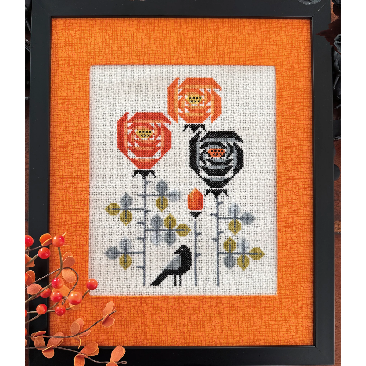 Visitor in the Garden Cross Stitch Pattern