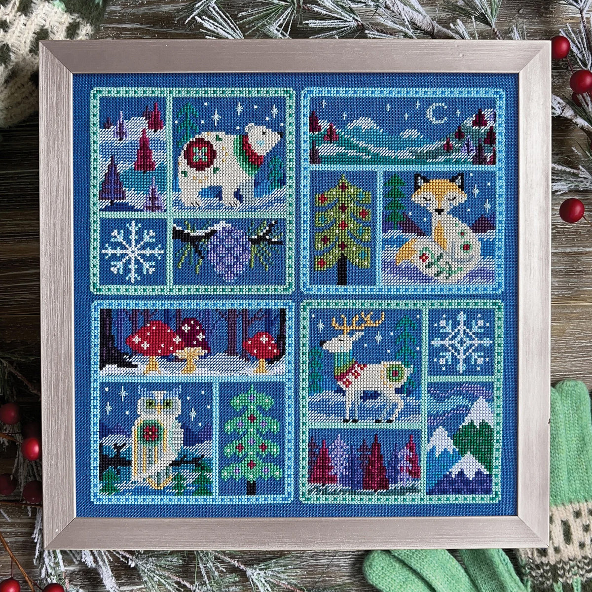 Winter Woods Cross Stitch Pattern