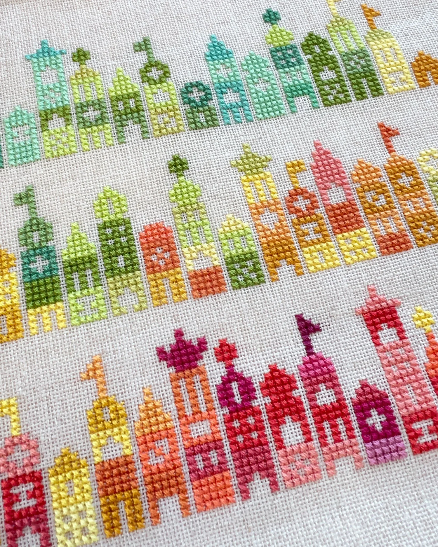 Local Shop Pattern Local Conditions Temperature Cross Stitch Pattern - Stitched Modern
