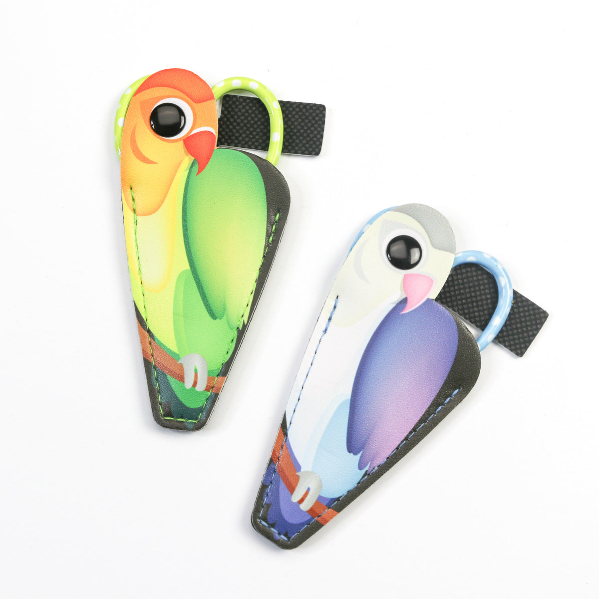 Purse Parrot Embroidery Scissors with Sheath-Stitched Modern