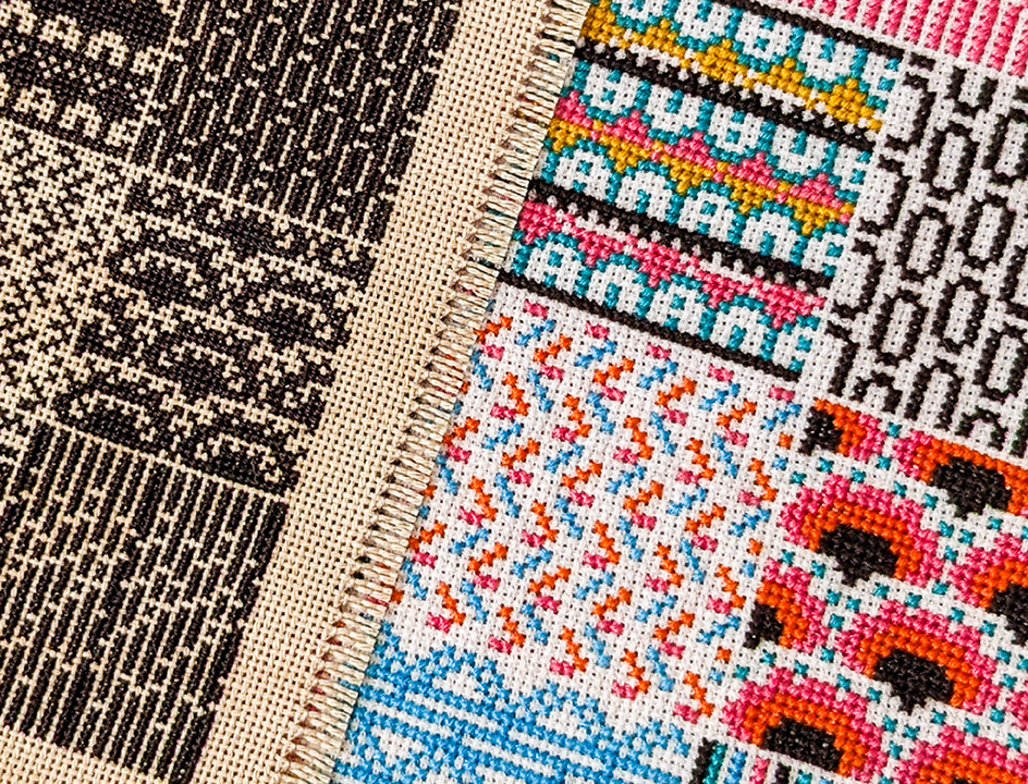 Array No. 1 Cross Stitch Pattern-Stitched Modern