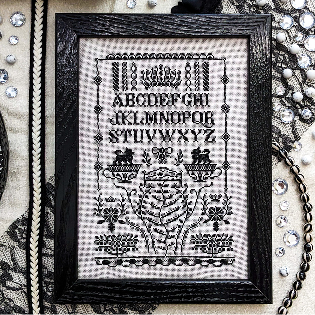 Queen of Sorrows & Joys Cross Stitch Pattern-Stitched Modern