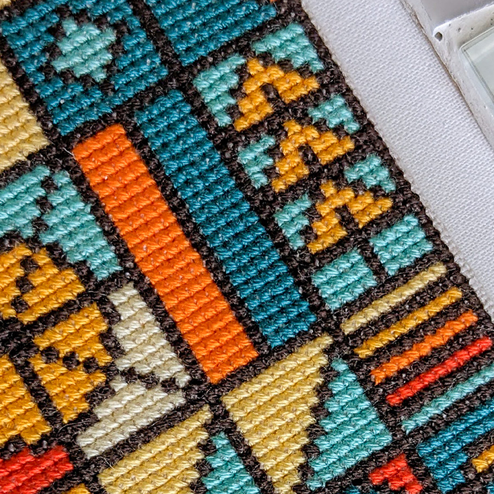 Summer Mosaic Cross Stitch Pattern