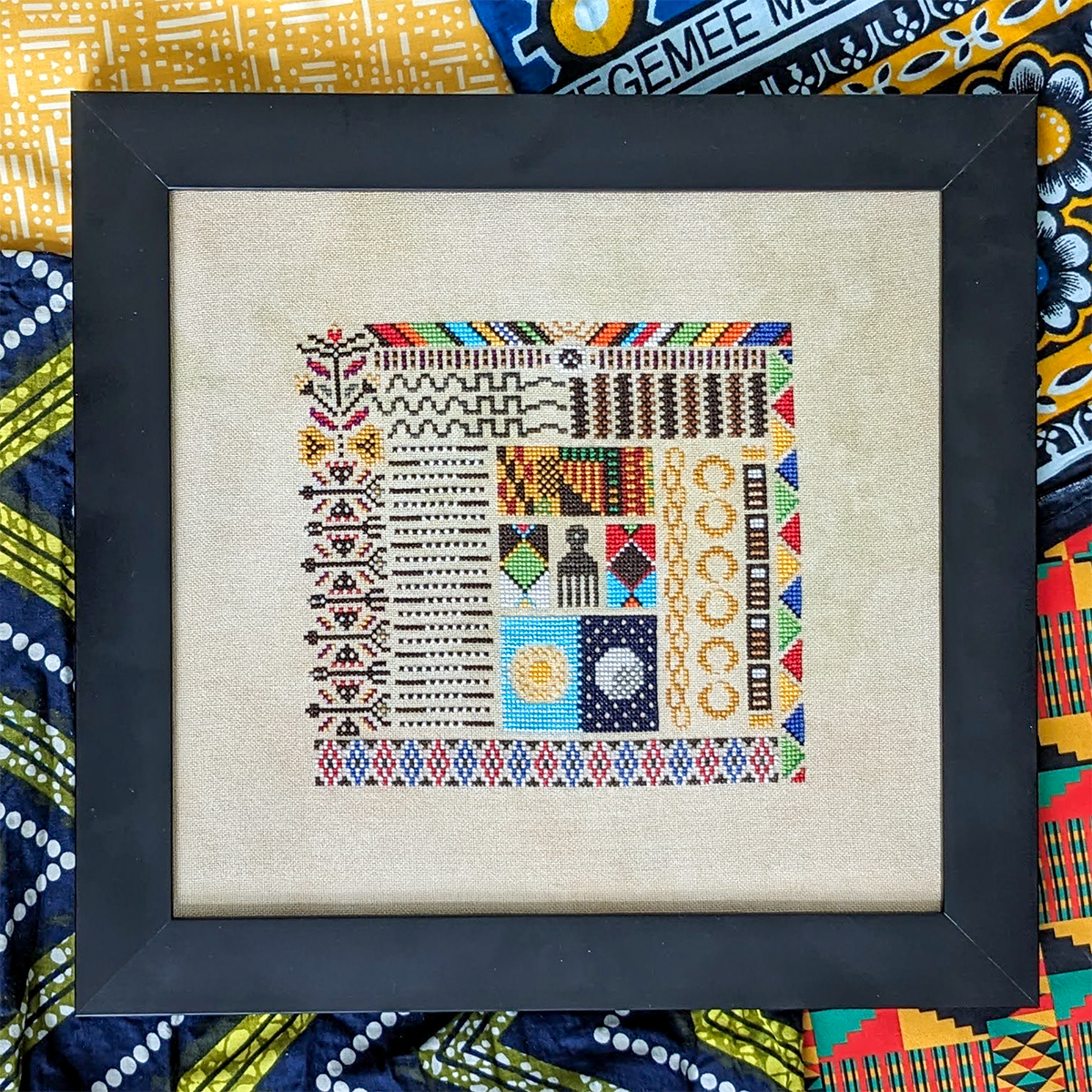 Taking Up Space Cross Stitch Pattern